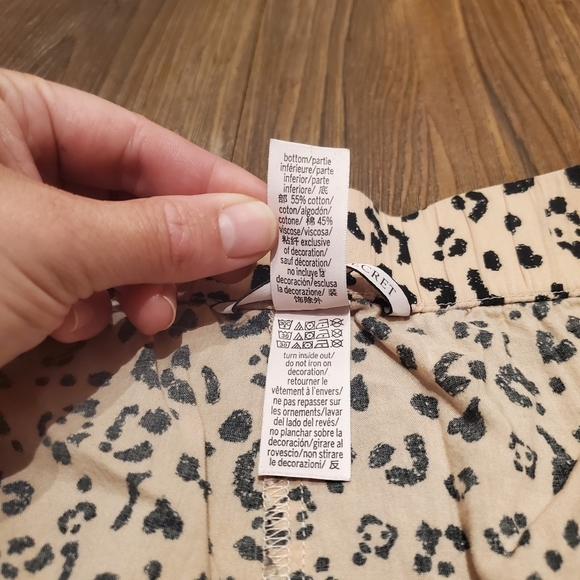 Victorias Secret Leopard Print Pajamas Sleep Shorts Cotton Lounge Boxer Briefs L - Picture 4 of 7